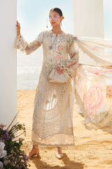 Maria B Unstitched 3 Piece Luxury Lawn Eid II Suit-EL25-07