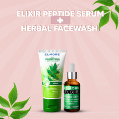 Elmore-Elixir Peptide Serum + Herbal Facewash