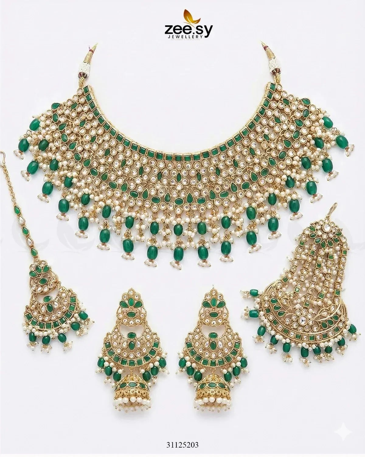 Eminent Wide Gilded Bridal Set
