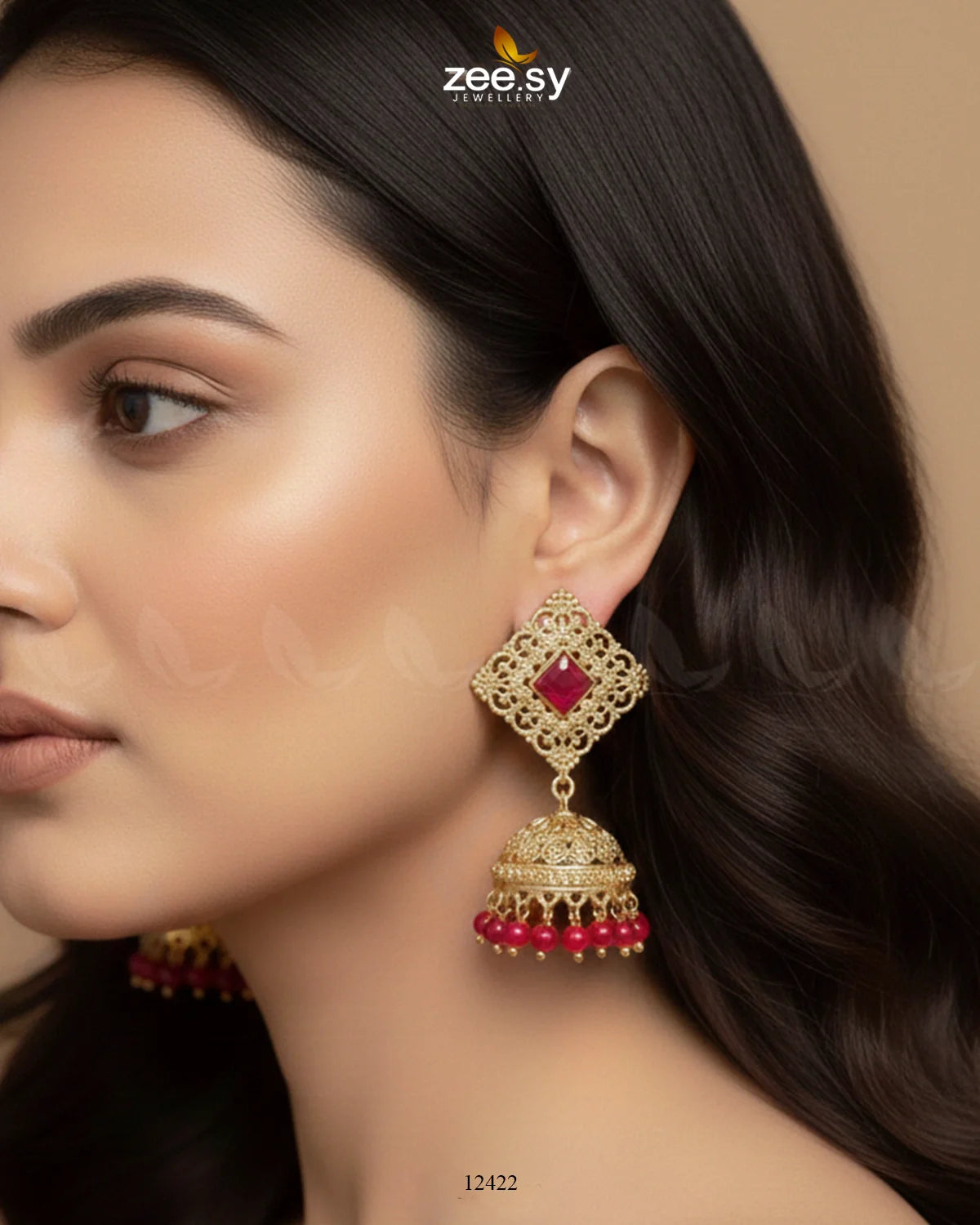 Ethnic Jhumki Earrings - Zeesy Jewellery