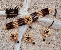 Made For Her-Nureh Delicate Choker Set - KAHD1010