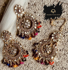Made For Her-Noor-e-Nazakat - Earrings & Tikka - KWA1003