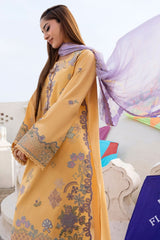 Florent Unstitched 3 Piece Basant Chikankari Luxury Lawn Suit-FZ-1B