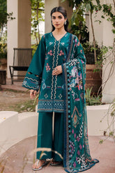Zync By Florent Unstitched 3 Piece Festive Luxury Lawn Suit-FZ-3B