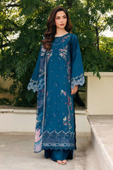 Zync By Florent Unstitched 3 Piece Festive Luxury Lawn Suit-FZ-7B