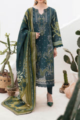 Ghazal By Ramsha Unstitched 3 Piece Luxury Lawn Vol-02 Collection'2024-G-203