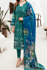 Ghazal By Ramsha Unstitched 3 Piece Luxury Lawn Vol-02 Collection'2024-G-206