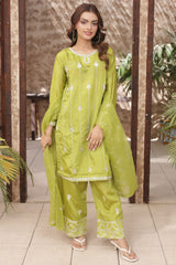 Gul Riaz By Fatima Nehal Stitched 3 Piece Luxury Festive Suit-GRF-01-Pista