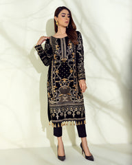 Gulaal Unstitched 3 Piece Velvet Wedding Edition'2020-Perles Embroidered Velvet 2 Piece Suit GV-01