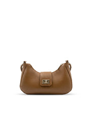 Geneva Brown women's shoulder bag in brown by Bag X