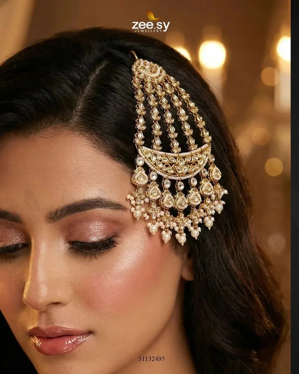 Bloom Pearl Bridal Jhumar