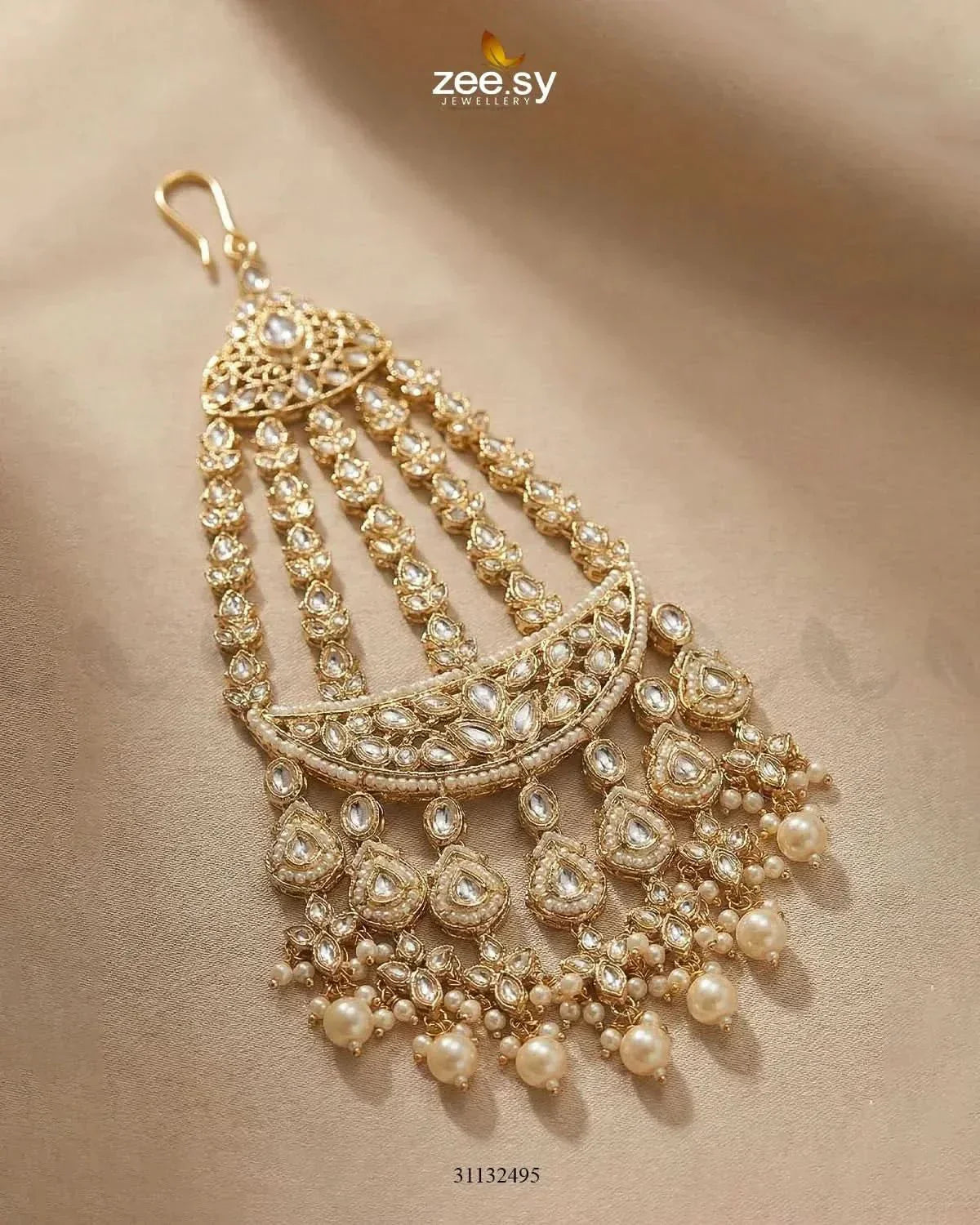 Bloom Pearl Bridal Jhumar