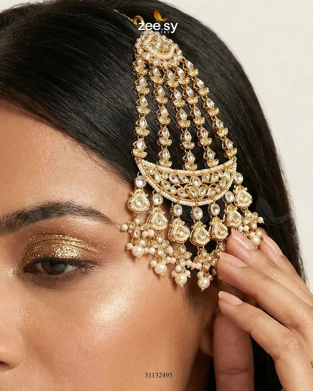 Bloom Pearl Bridal Jhumar