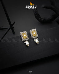Gravel Earrings Lemon - Zeesy Jewellery