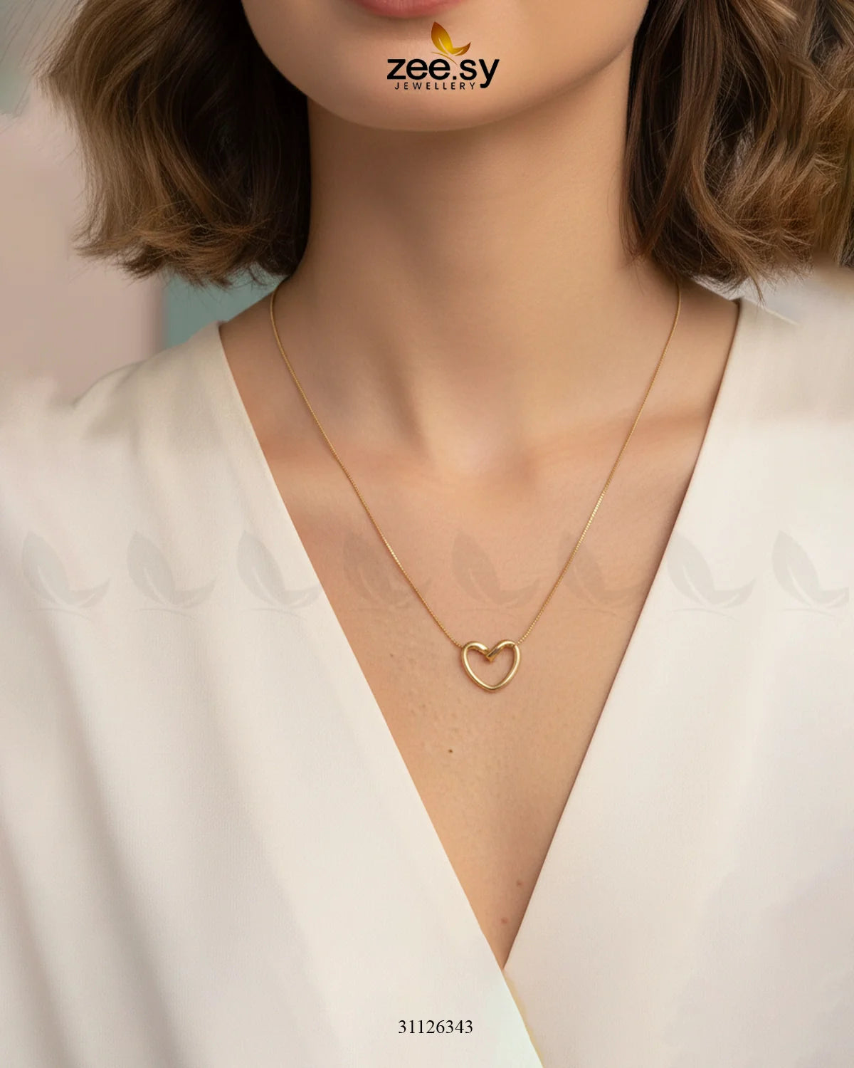 Hallow Heart Pendant Set - Zeesy Jewellery