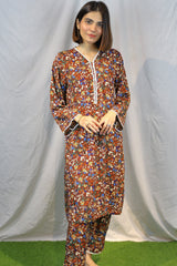 Amna Ali Nawaz Stitched Co Ord Suit-LEENA