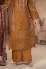Raya By Imrozia Serene Stitched 3 Piece Winter Suit-IP-117 Arooba