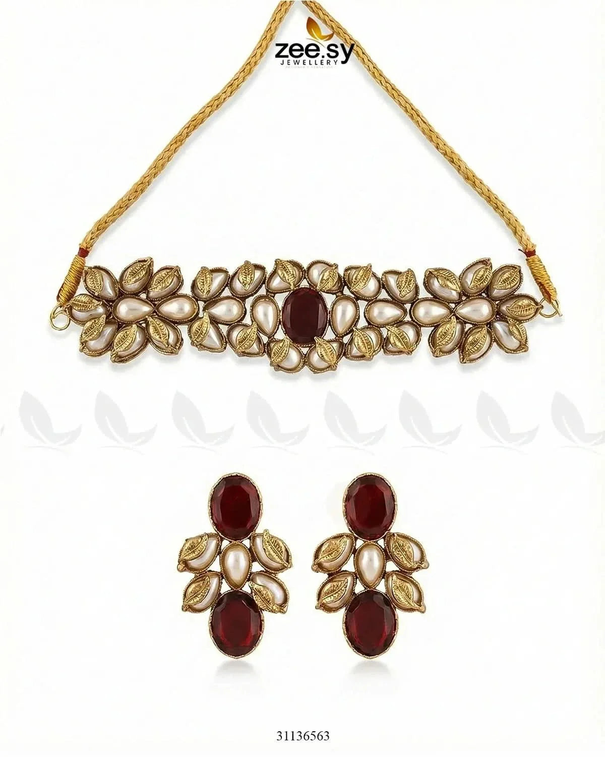 Jennet Baroque Pearl Choker Set