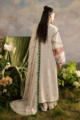 Kaia by Mahnur Unstitched 3 Piece Emb Winter Suit-K-11