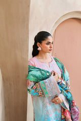 Mashaal By Ramsha Unstitched 3 Piece Luxury Lawn Vol-15 Suit-L-1510