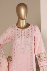Sada Bahar Stitched 3 Piece Luxury Emb Festive Vol-05 Suit-LEL5-MK-2510-PINK