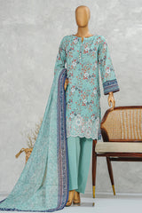 Printkari By HZ Stitched 3 Piece Chikankari Vol-05 Suit-LPE-3P-506