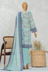 Printkari By HZ Stitched 3 Piece Chikankari Vol-05 Suit-LPE-3P-506