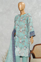 Printkari By HZ Stitched 3 Piece Chikankari Vol-05 Suit-LPE-3P-506