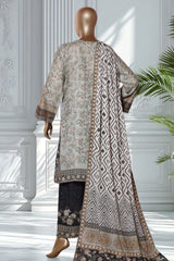 Bin Saeed Stitched 3 Piece Exclusive Printed Lawn Vol-01 Suit-LSM-2678 GREEN