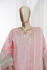 Bin Saeed Stitched 3 Piece Luxury Jacquard Vol-01 Suit-LSM-2967-PINK