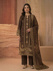 Abeera Exclusive Stitched 3 Piece Summer Jacquard Suit-J-09
