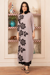Morganite By Stitch Vibes Stitched Shirts Suit-Lilac Long Shirt