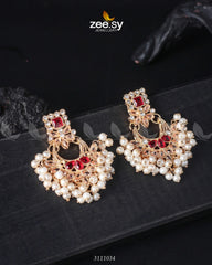 Lily Earrings Fuchsia - Zeesy Jewellery