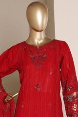 Sada Bahar Stitched 3 Piece Emb Luxury Emb Festive Vol-04 Suit-LEL4-MK-256-RED