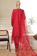 Sada Bahar Stitched 3 Piece Luxury Emb Spring Vol-05 Suit-MK-43-Maroon
