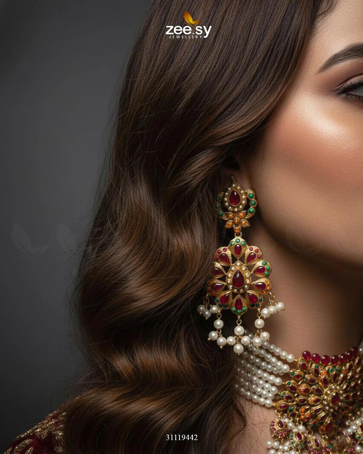 Compass Choker Set - Zeesy Jewellery