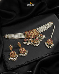 Compass Choker Set Multi - Zeesy Jewellery