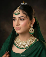Magnificat Wide Gilded Bridal Set - Zeesy Jewellery