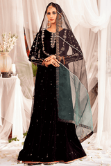 Bagh-E-Makhmal By Zaaviay Stitched Velvet Mahgul (Two Piece)