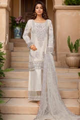 Mahpara by Sada Bahar Stitched 3 Piece Festive Formals Vol-16 Suit-B-30-Off White