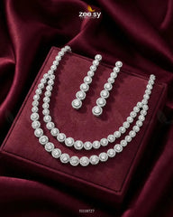 Majestic Double Tier Necklace Set
