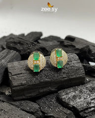 Modern Geometric Cluster Earrings - Zeesy Jewellery