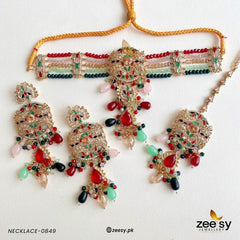 NECKLACE-0849 Multi - Zeesy Jewellery