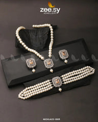 NECKLACE-1005 Champagne - Zeesy Jewellery