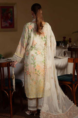 Maya By Nureh Unstitched 3 Piece Emb And Printed Swiss Lawn Suit-NS-163