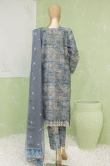 Naubahar by Hz Unstitched 3 Piece Silk Viscose Emb Collection'2024-NVE-22