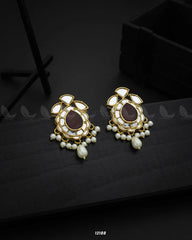 Nobie Earrings Red - Zeesy Jewellery
