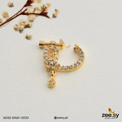 Nose Ring-0032 White - Zeesy Jewellery