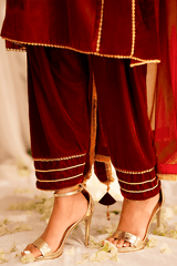 Bagh-E-Makhmal By Zaaviay Stitched Velvet Zenia (Three Piece)