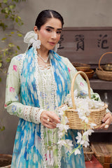 Daily Delights By Nureh Unstitched 3 Piece Emb and Printed Chikankari Lawn Suit-Nureh-DD-15